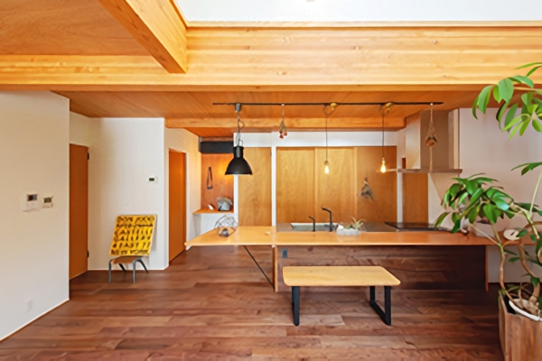 完成した新居の様子